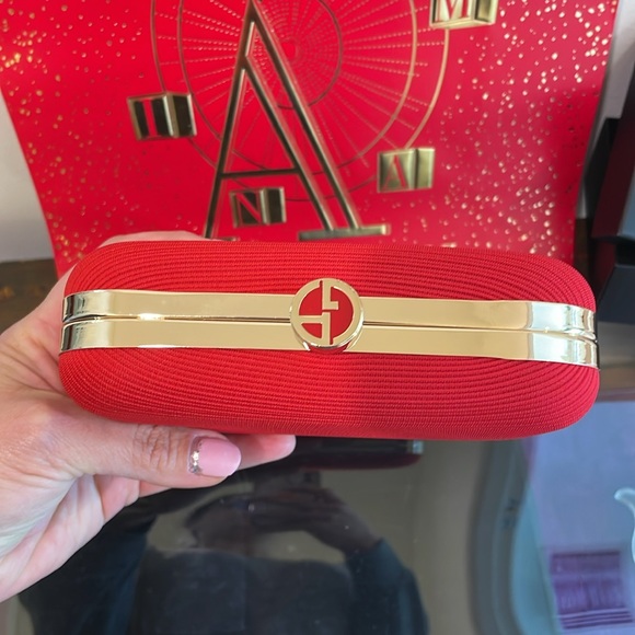 ♥️Giorgio Armani red clutch
